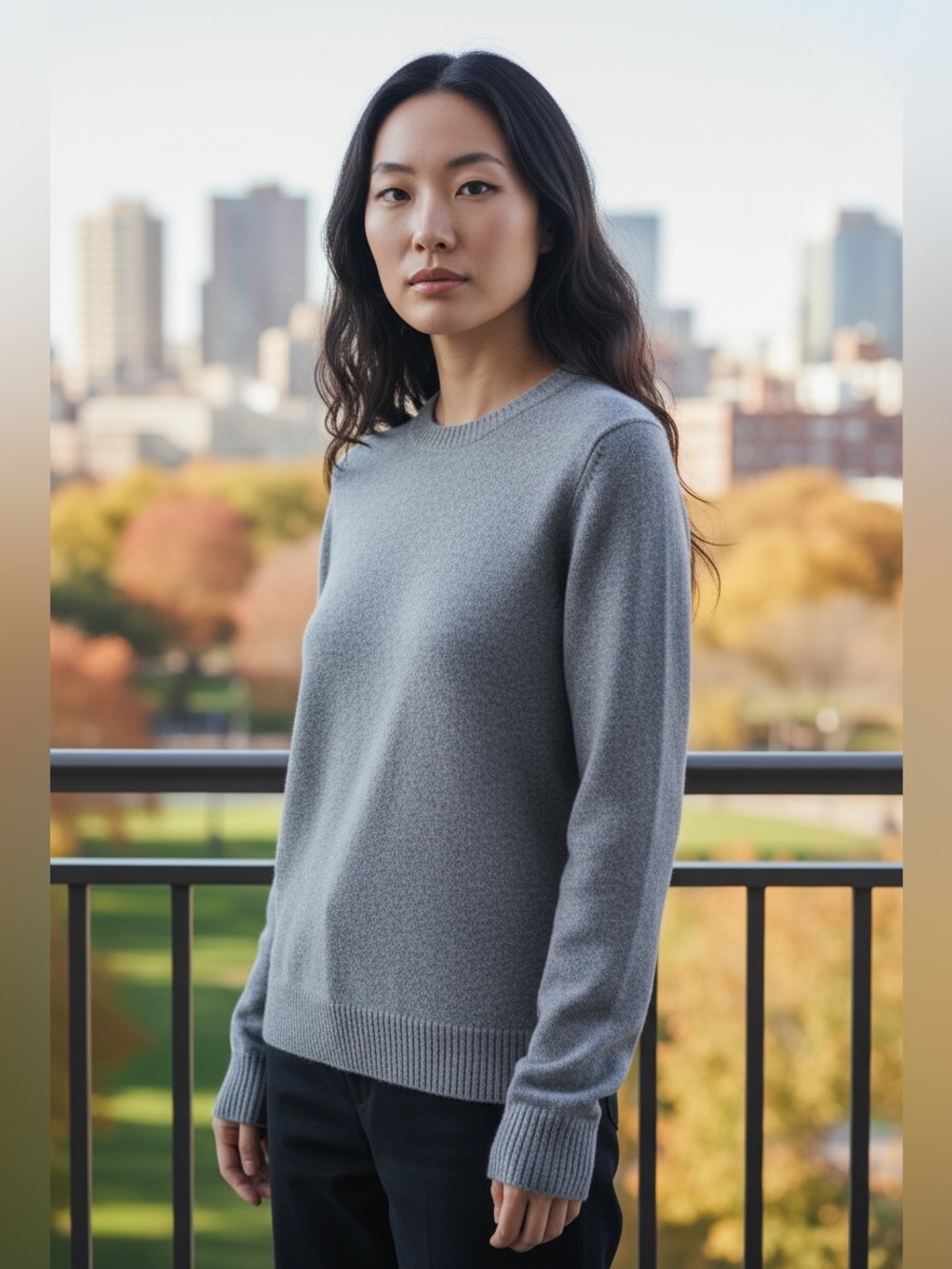 Original Penguin Gray 100% Lamb Wool Pullover Sweater Size M